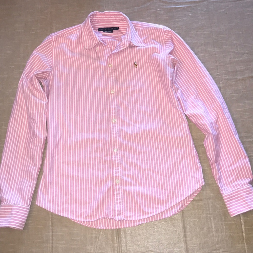 Long sleeved button up shirt
